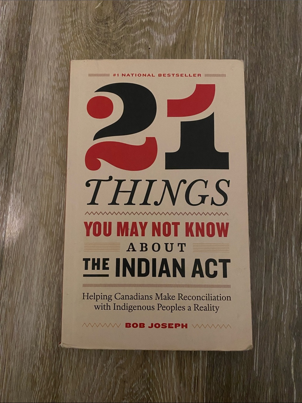21 Things You May Not Know About the Indian Act - Bob Joseph (Red, Black, Cream)